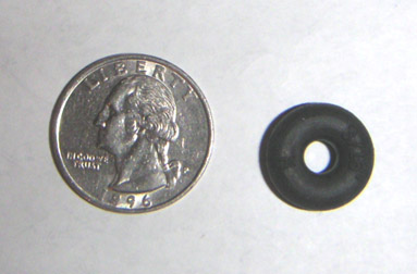 3/16" Black Champion Bumper Post Rings